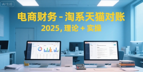 电商财务-淘系天猫对账2025，理论+实操 - 宏盛创业网-宏盛创业网