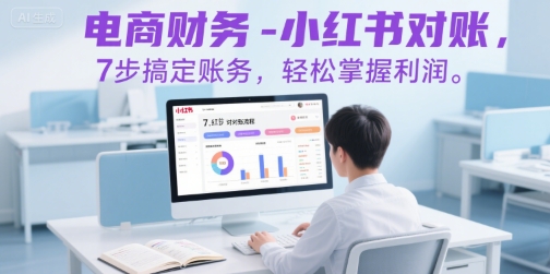 电商财务-小红书对账，7步搞定账务，轻松掌握利润 - 宏盛创业网-宏盛创业网