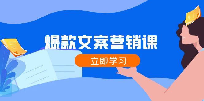 爆款文案营销课：公域转私域，涨粉成交一网打尽，各行业人士必备 - 宏盛创业网-宏盛创业网