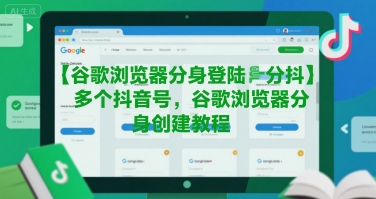 谷歌浏览器分身登陆多个抖音号，谷歌浏览器分身创建教程 - 宏盛创业网-宏盛创业网