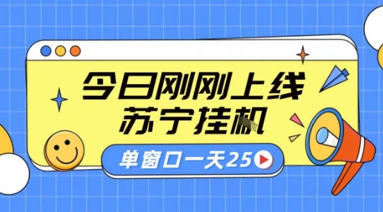 苏宁全自动采集挂G项目 稳定可批量 单窗口收益30+ 附教程【揭秘】 - 宏盛创业网-宏盛创业网