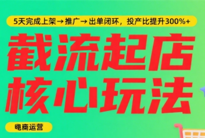 淘宝截流快速起店玩法，掌握暴力快速起店的流程 - 宏盛创业网-宏盛创业网
