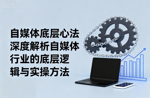 自媒体底层心法，深度解析自媒体行业的底层逻辑与实操方法 - 宏盛创业网-宏盛创业网