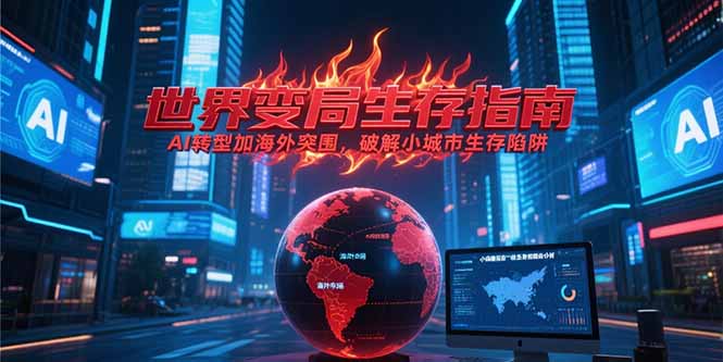 付费文章《世界变局生存指南，AI转型加海外突围，破解小城市生存陷阱》 - 宏盛创业网-宏盛创业网