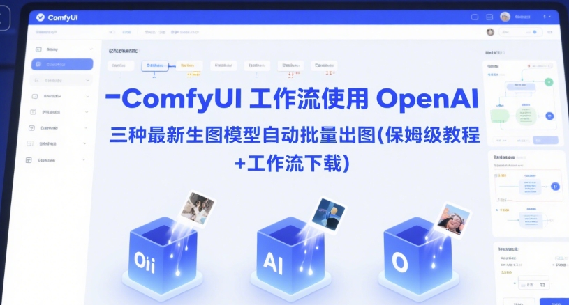 ComfyUI 工作流使用 OpenAI 三种最新生图模型自动批量出图(保姆级教程+工作流下载) - 宏盛创业网-宏盛创业网