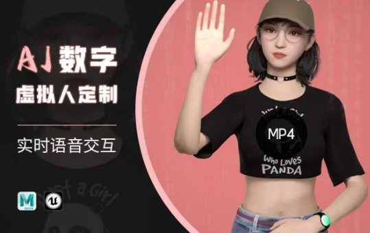 Ai数字人虚拟(智能体)实时语音交互特训营，​自行定制超写实角色AI数字人交互技术 - 宏盛创业网-宏盛创业网