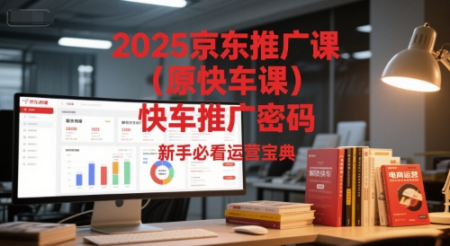 2025京东推广课(原快车课)解锁京东快车推广密码，新手必看运营宝典 - 宏盛创业网-宏盛创业网