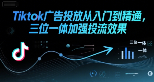Tiktok广告投放从入门到精通，三位一体加强投流效果 - 宏盛创业网-宏盛创业网