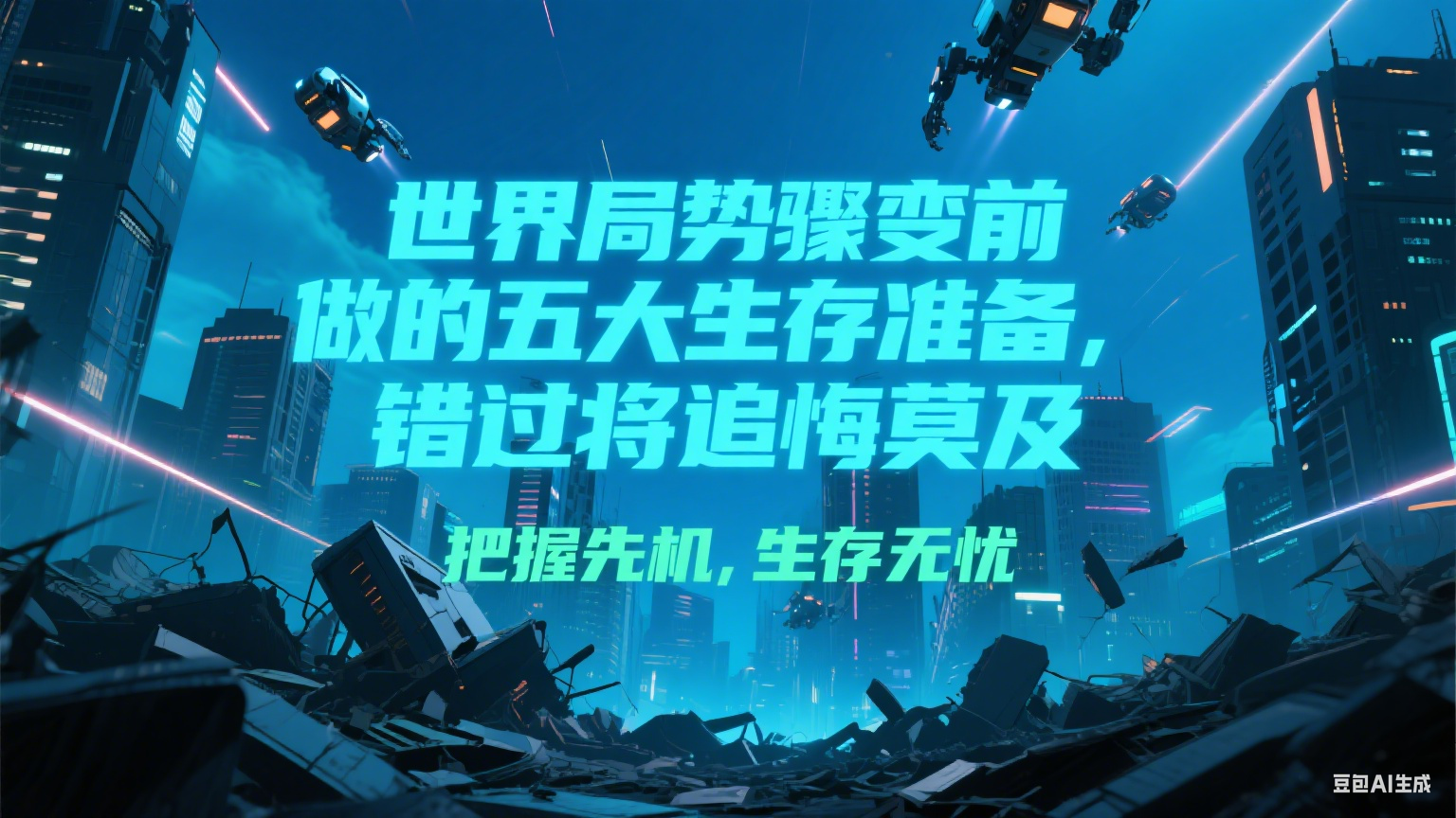 付费文章《世界局势骤变前必做的五大生存准备，错过将追悔莫及》 - 宏盛创业网-宏盛创业网