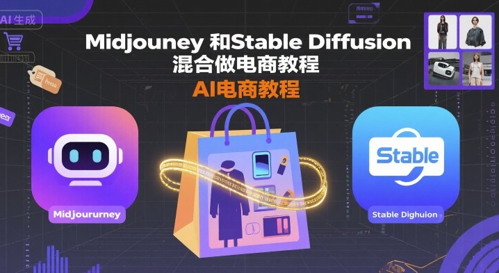 Midjourney和Stable Diffusion混合做电商教程-ai电商教程 - 宏盛创业网-宏盛创业网