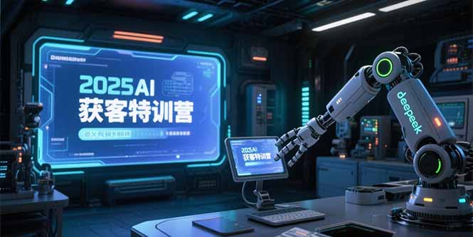 2025AI获客特训营，AI图文视频全制作，deepseek工具实操教学 - 宏盛创业网-宏盛创业网