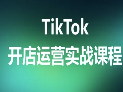 TikTok开店运营实战课程，TK跨境电商实操全流程 - 宏盛创业网-宏盛创业网