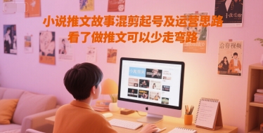 小说推文故事混剪起号及运营思路，看了做推文可以少走弯路 - 宏盛创业网-宏盛创业网