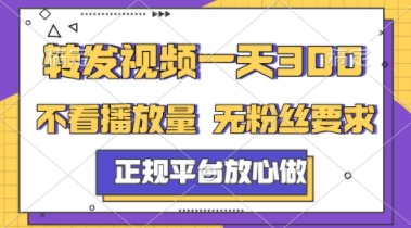 转发视频一天3张+，正规平台放心做，不看播放量，不看粉丝量，一个任务几分钟完成【揭秘】 - 宏盛创业网-宏盛创业网