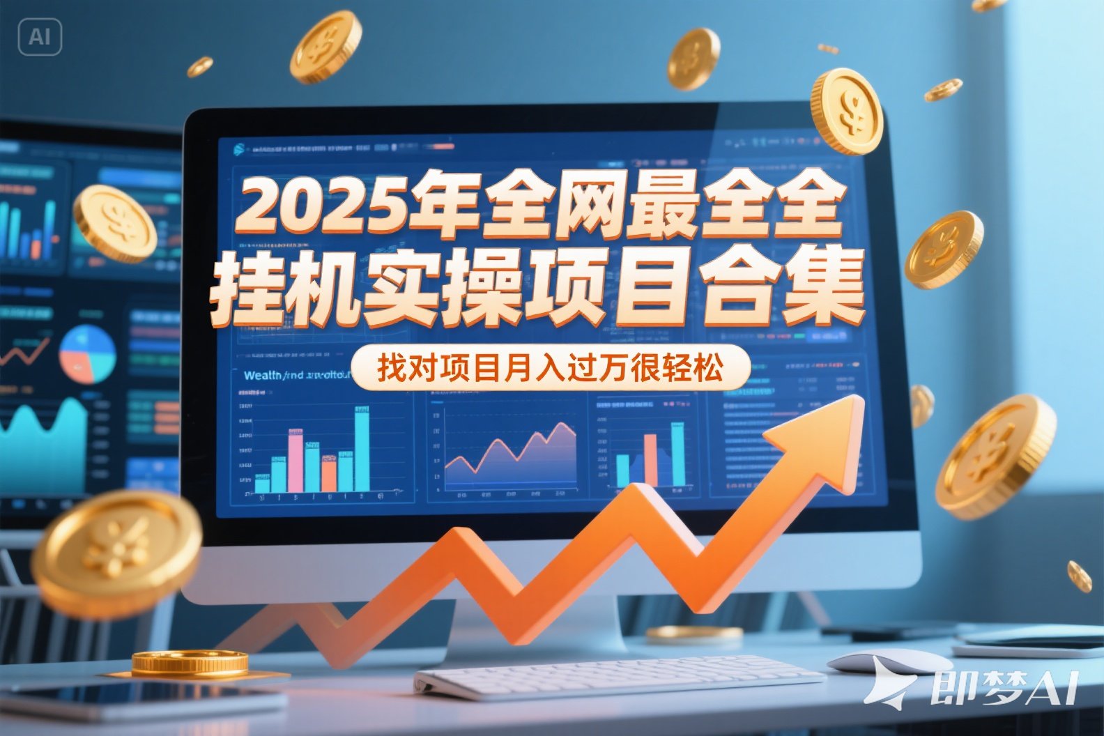 2025年挂机实操项目实操演练，挂机类型，AI直播类型，轻资产创业类型... - 宏盛创业网-宏盛创业网