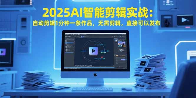 2025AI智能剪辑实战：自动剪辑1分钟一条作品，无需剪辑，直接可以发布 - 宏盛创业网-宏盛创业网