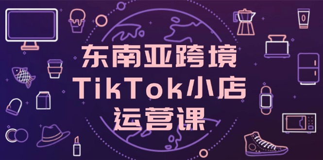 东南亚跨境TikTok小店运营课，掌握店铺设置与流量转化核心技巧 - 宏盛创业网-宏盛创业网