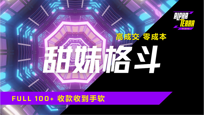 高成交零成本，售卖甜美格斗课程，谁发谁火，加爆微信，日入1000+收款... - 宏盛创业网-宏盛创业网