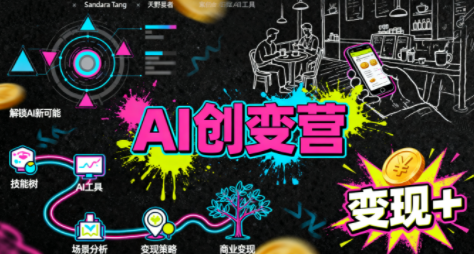 从0到1学AI：能落地、能赚钱的全场景实战课 - 宏盛创业网-宏盛创业网