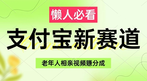 支付宝新赛道，利用老年人相亲视频，挣分成收益，轻松月入过W，操作简单 - 宏盛创业网-宏盛创业网