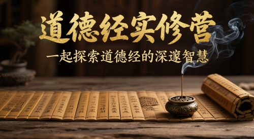 道德经实修营，一起探索道德经的深邃智慧 - 宏盛创业网-宏盛创业网