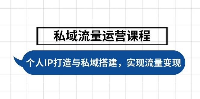 私域流量运营课程，个人IP打造与私域搭建，助力学员实现流量变现 - 宏盛创业网-宏盛创业网