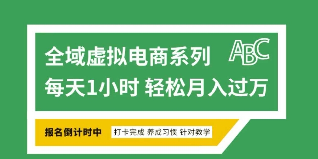 全域虚拟电商变现系列，通过平台出售虚拟电商产品从而获利 - 宏盛创业网-宏盛创业网