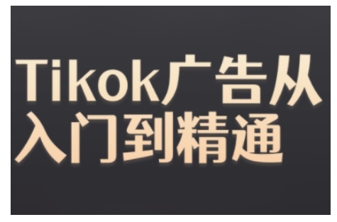 Tiktok Ads实操教程，Tiktok广告从入门到精通 - 宏盛创业网-宏盛创业网