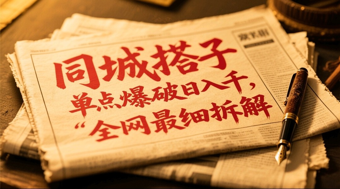 同城搭子群19.9单点爆破日入千，搭子组局月入万，全网最细拆解 - 宏盛创业网-宏盛创业网