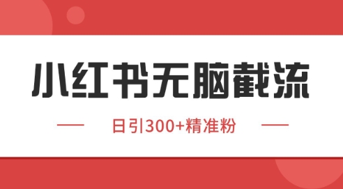 小红书截流同行客源，独家野路子获客玩法 日引200+暴力获客【揭秘】 - 宏盛创业网-宏盛创业网
