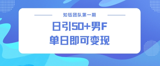 男粉引流新方法不违规，当日即可变现 - 宏盛创业网-宏盛创业网