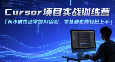 Cursor项目实战训练营，两小时快速掌握AI编程，零基础也能轻松上手 - 宏盛创业网-宏盛创业网