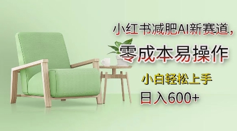 小红书减肥AI新赛道，零成本易操作，日入多张，小白轻松上手【揭秘】 - 宏盛创业网-宏盛创业网